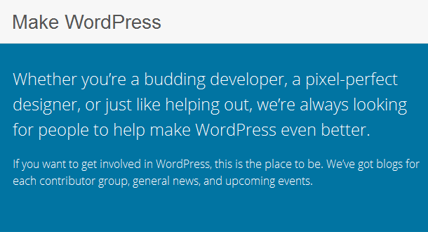 Contributing to WordPress